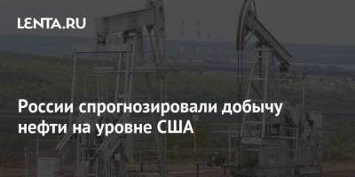 России спрогнозировали добычу нефти на уровне США