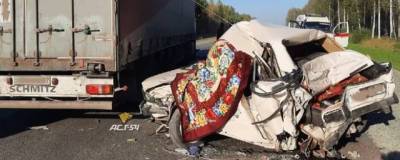 В массовом ДТП под Новосибирском погиб 46-летний водитель ВАЗ-2106