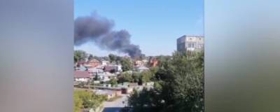 Во время пожара в частном секторе Новосибирска произошёл прорыв газопровода