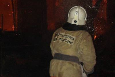 В Ивановской области ночью пожар уничтожил частный дом