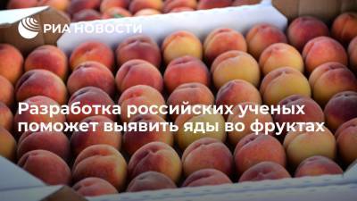 Разработка российских ученых поможет выявить яды во фруктах