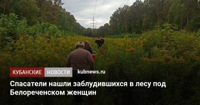 Спасатели нашли заблудившихся в лесу под Белореченском женщин