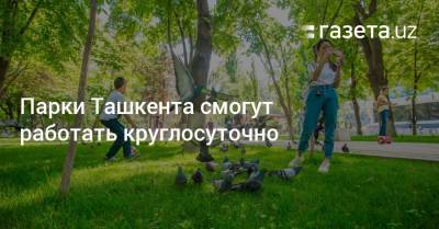Парки Ташкента смогут работать круглосуточно