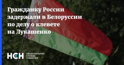 Гражданку России задержали в Белоруссии по делу о клевете на Лукашенко
