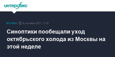 Синоптики пообещали уход октябрьского холода из Москвы на этой неделе