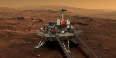 Китайский марсоход прислал панораму Марса и отключился
