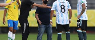 Полиция сорвала матч сборных Бразилии и Аргентины из-за нарушений санитарных норм