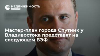 Чекунков: мастер-план города Спутник у Владивостока должны представить на следующем ВЭФ