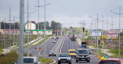 «От разметки в глазах рябит»: в Гурьевске после ремонта открыли центральную дорогу (фото)