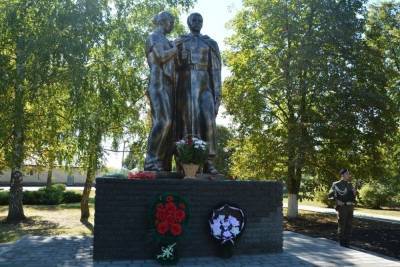 В белгородском селе обновили памятник воинам-освободителям