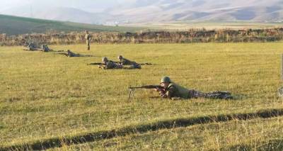 Резервисты в Армении в составе одного из корпусов провели тактические занятия