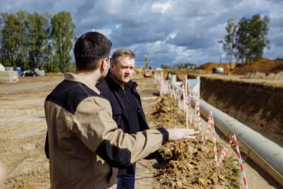 Губернатор Рязанской области проинспектировал ход работ на индустриальном парке «Рязанский»