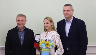 Виталий Кличко наградил киевлян, занявших с 3 по 6 места на Олимпиаде в Токио