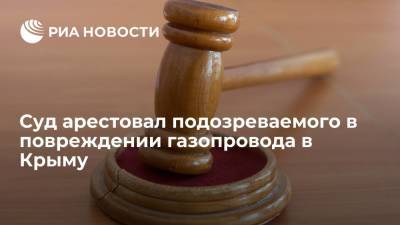 Суд в Симферополе арестовал подозреваемого в диверсии на газопроводе в Крыму