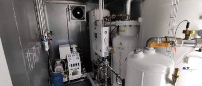 Оборудование кислородной станции для больниц прибыло в Бахмут (фото)