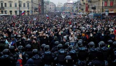 Выросло число россиян, готовых участвовать в акциях протеста