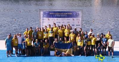 Украинская четверка на байдарке завоевала золото молодежного ЧМ по гребле