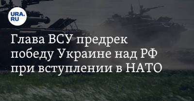 Глава ВСУ предрек победу Украине над РФ при вступлении в НАТО