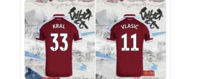 Влашич и Крал получили игровые номера в лондонском футбольном клубе «Вест Хэм»
