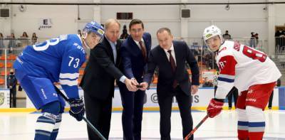 На льду Красногорск Арены сыграли первую игру сезона Молодежной хоккейной лиги