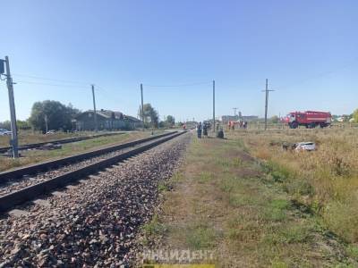 В Новосибирской области водитель погиб в ДТП с поездом