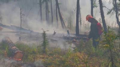Погодные аномалии не дают окончательно справиться с природными пожарами в Якутии