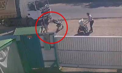 В Петрозаводске отлетевшее от фуры колесо чуть не убило ребенка в коляске