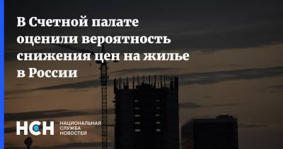 Наталья Трунова - В Счетной палате оценили вероятность снижения цен на жилье в России - nsn.fm - Россия