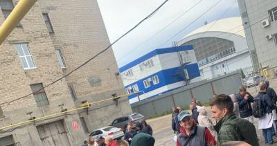 Из цехов бывшего рязанского завода САМ эвакуировали людей