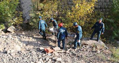 Трагедия в Ереване – под Давидашенским мостом нашли тело молодого человека
