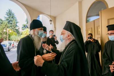 Делегация УПЦ встретилась в Тиране с Предстоятелем Албанской Православной Церкви