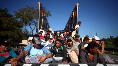 Мексиканские власти разогнали караван из мигрантов