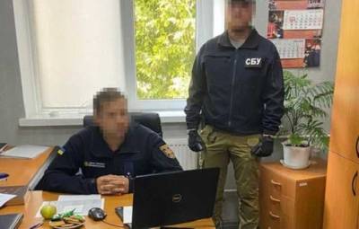 В Киеве на взятке задержали чиновника ГСЧС