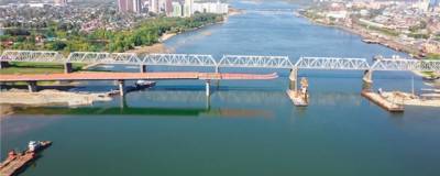 Строительство четвертого моста в Новосибирске завершено почти наполовину