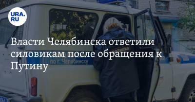 Власти Челябинска ответили силовикам после обращения к Путину