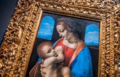 Цифровая копия картины Да Винчи из коллекции Эрмитажа продана за $150,5 тыс.