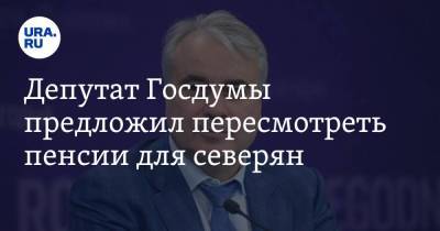 Депутат Госдумы предложил пересмотреть пенсии для северян