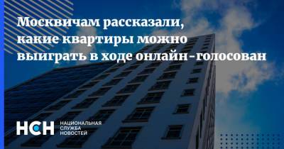 Москвичам рассказали, какие квартиры можно выиграть в ходе онлайн-голосования