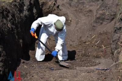 Во время поиска пропавших без вести в районе Дебальцева найдены первые останки