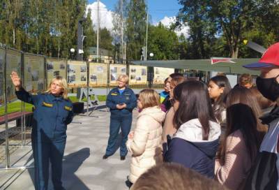 Школьникам напомнили о подвиге пожарных блокадного Ленинграда
