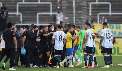 В FIFA расследуют срыв матча Бразилия – Аргентина