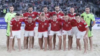Россия поднялась на первое место рейтинга сильнейших сборных мира по пляжному футболу