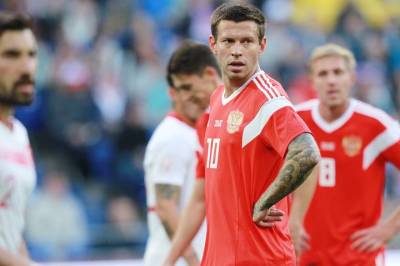 Федор Смолов станет капитаном сборной России по футболу в матче против Мальты