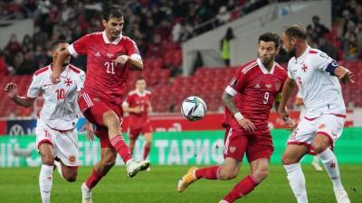 Россия обыграла Мальту в рамках отбора к ЧМ-2022