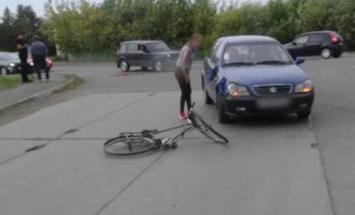 22-летняя велосипедистка попала под колеса автомобиля