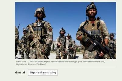 Британский источник: Афганские солдаты, обучавшиеся на Западе, теперь сражаются за Талибан
