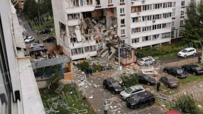Подъезд жилого дома рухнул в Ногинске