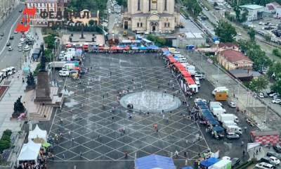 Мэр Владивостока объяснил, зачем на главной площади сделали белую разметку