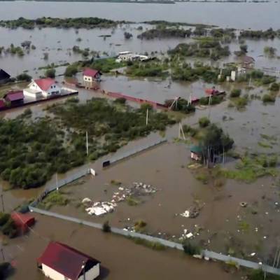 67 населенных пунктов подтопило в Хабаровском крае из-за паводка на Амуре