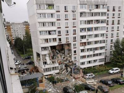 Взрыв уничтожил три этажа жилого дома в Ногинске